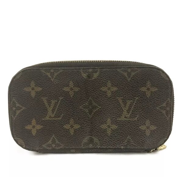 Louis Vuitton Monogram Trousse Brush PM Pouch Brown/1D3868 - Picture 4 of 8